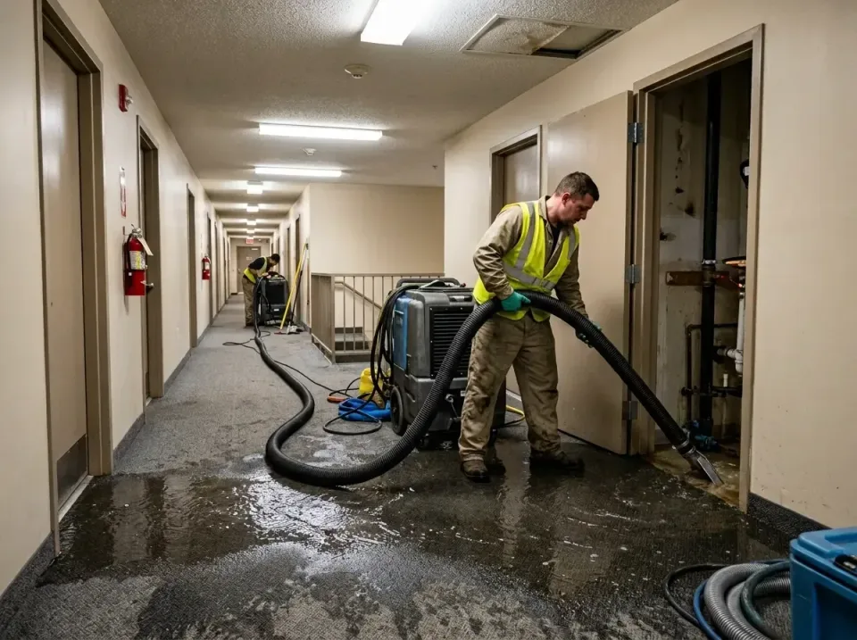 multi-unit-apartment-hallway-f-005 — frequently asked questions, Emergency Burst Pipe Water Extraction & Removal in Indian S…